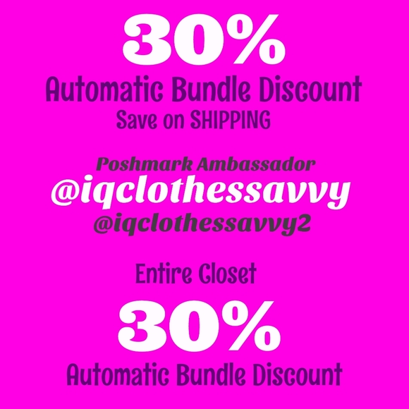 30% Automatic Discount on ALL BUNDLES! Tops - 30% Automatic Discount on ALL BUNDLES!
